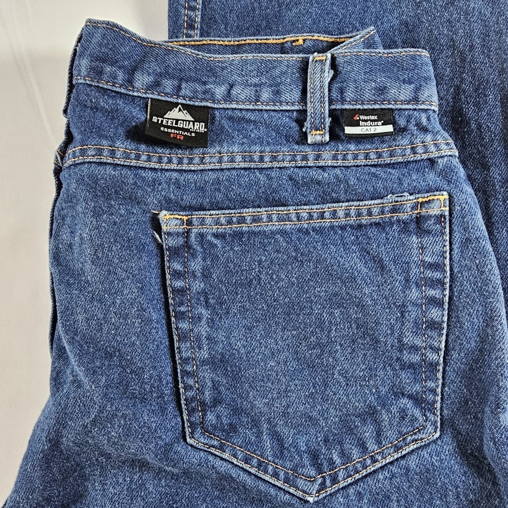 Steel Guard FR Mens Jeans 36x30 Fire Resistant Westex Indura CAT 2 Essentials